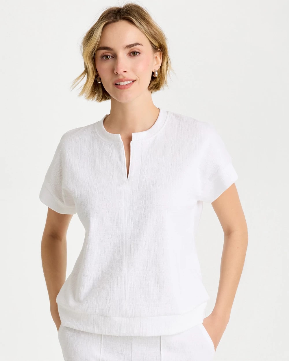 Zenergy® Crosshatch Knit Top | Chico's